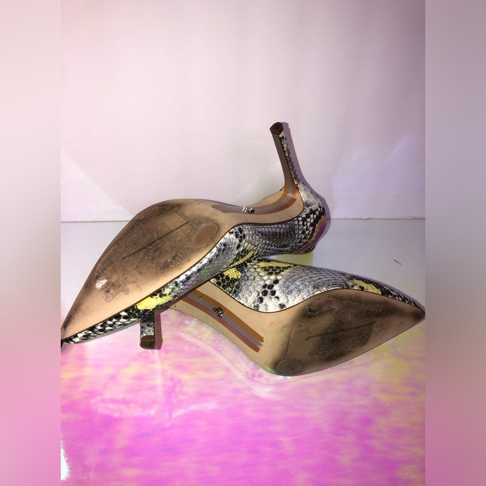 Sam Edelman Multicolor Snakeskin Heels - Picture 9 of 14